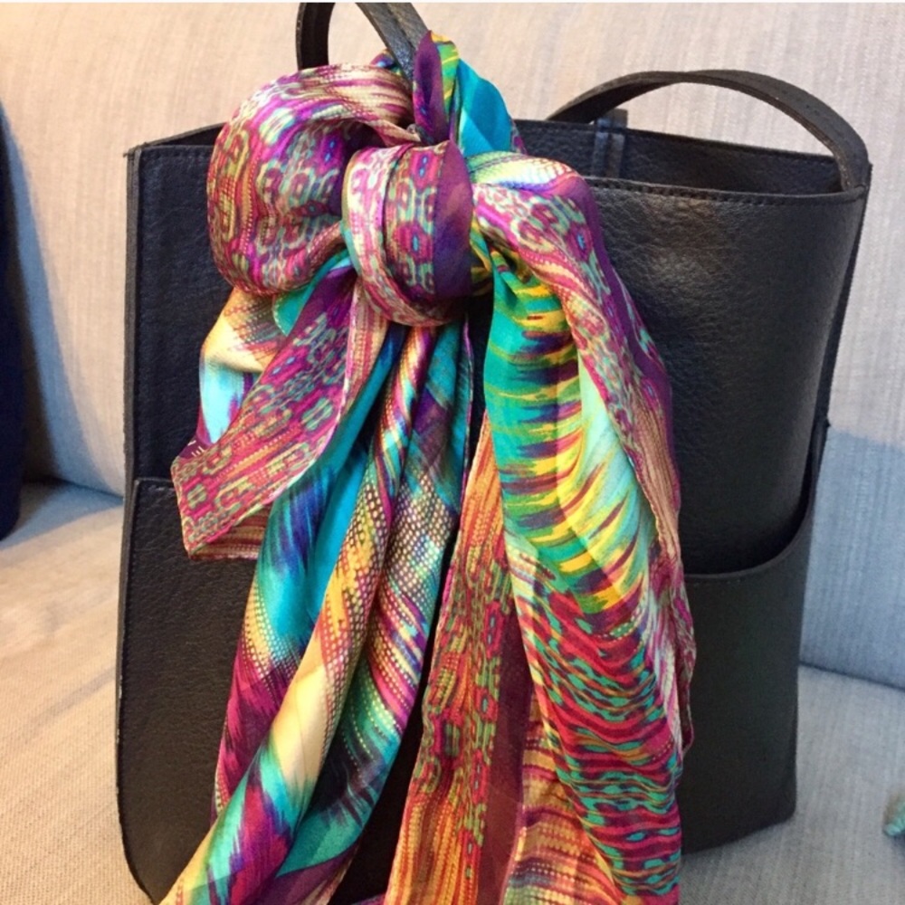 Adrienne Vittadini Silk Scarf